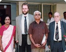 Group photo with supporters